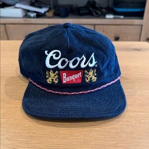 Coors snap back hat